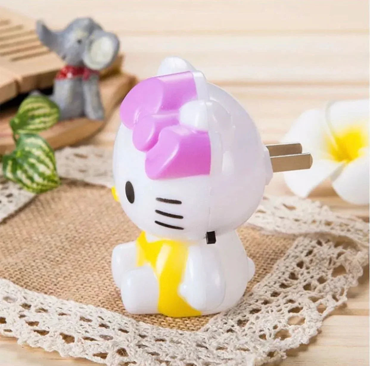 Hello Kitty Night Light Cute Kids Decor