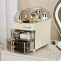 Dustproof Cosmetic Storage Case - Durable Plastic Organizer