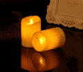Set of 2 Flameless Tea Lights with Realistic Glow