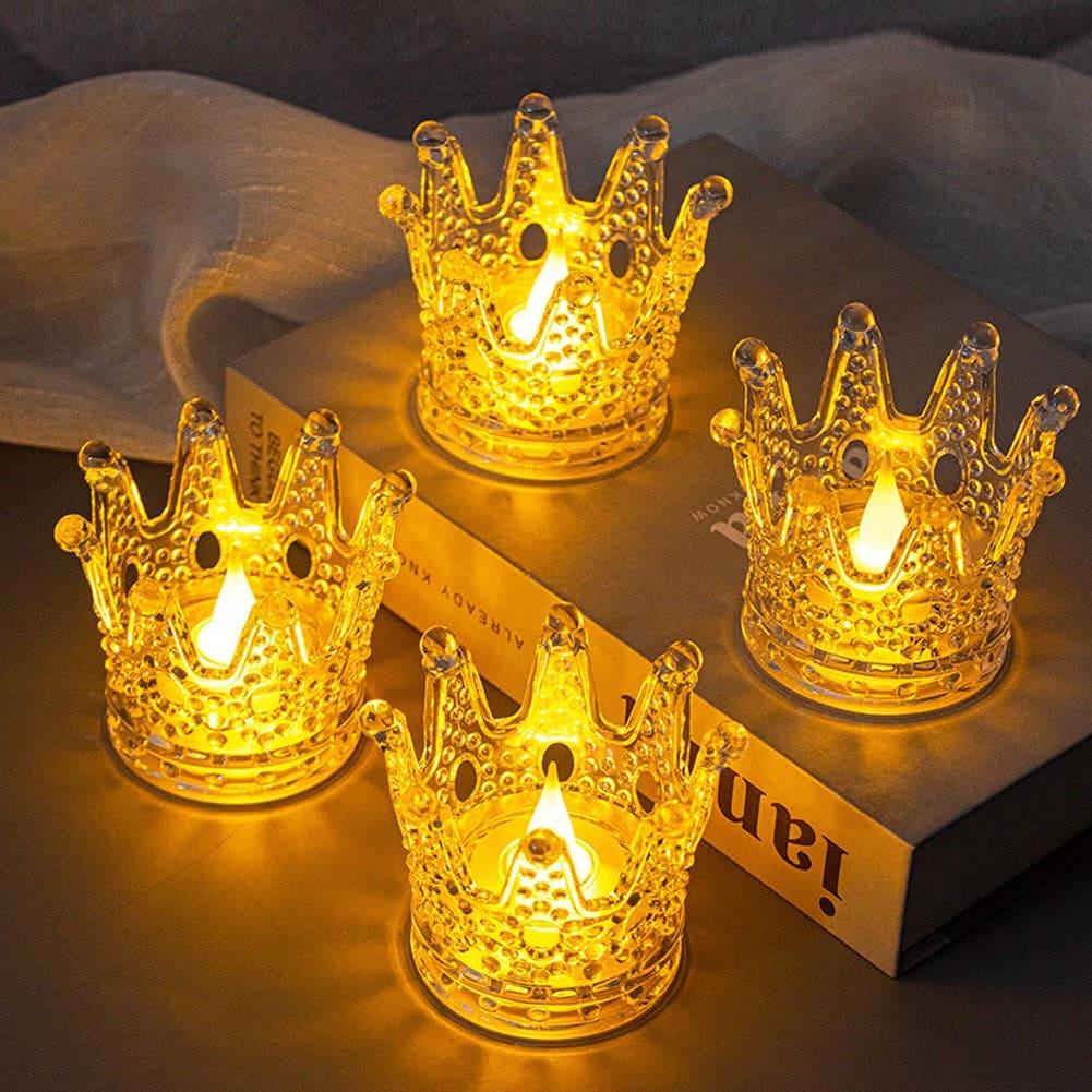 Crown Night Light Decor - Elegant LED Glow