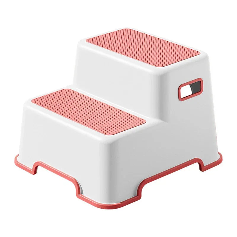 Non-Slip Step Stool for Bathroom with Handles