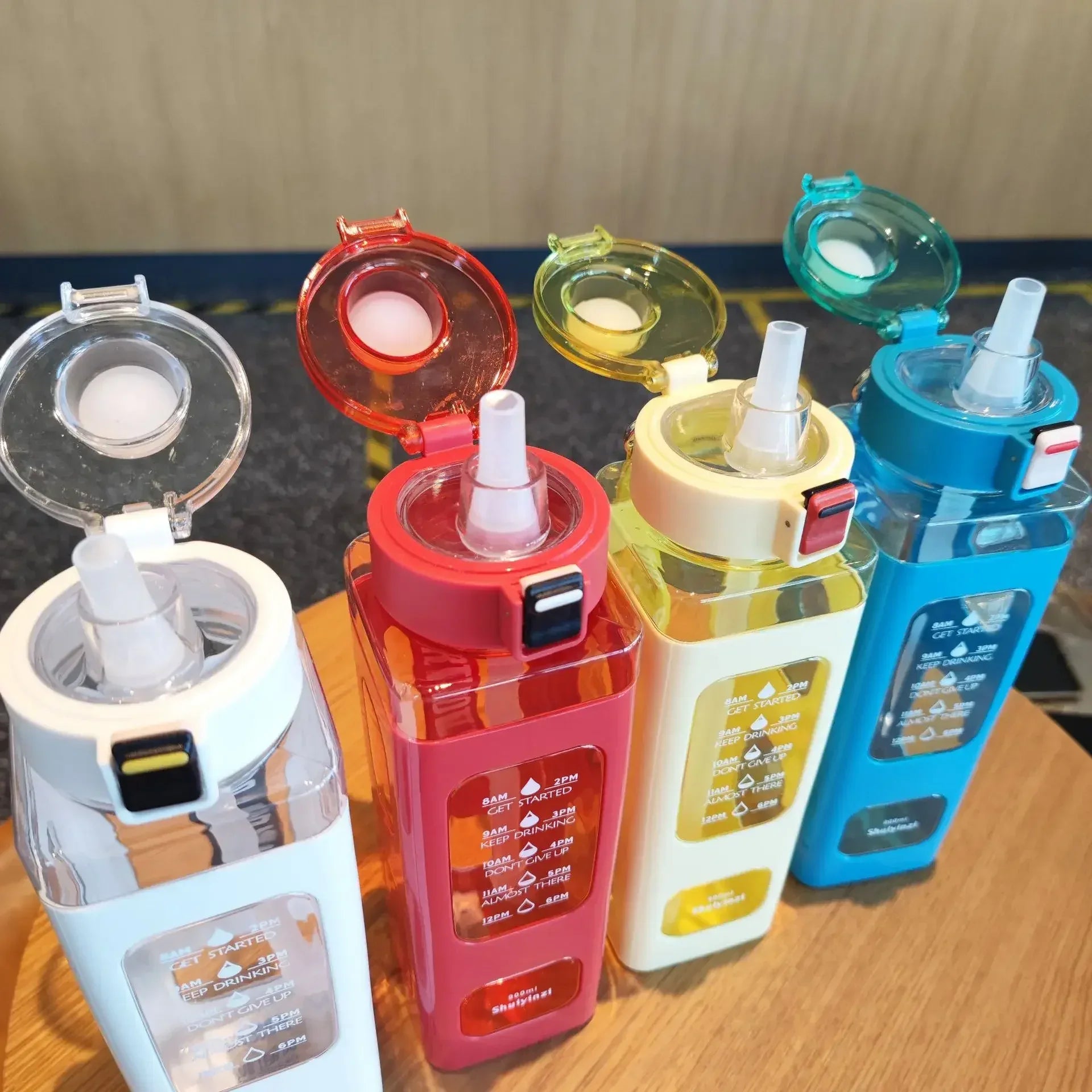 900ml Leak Proof Water Bottle with Timer