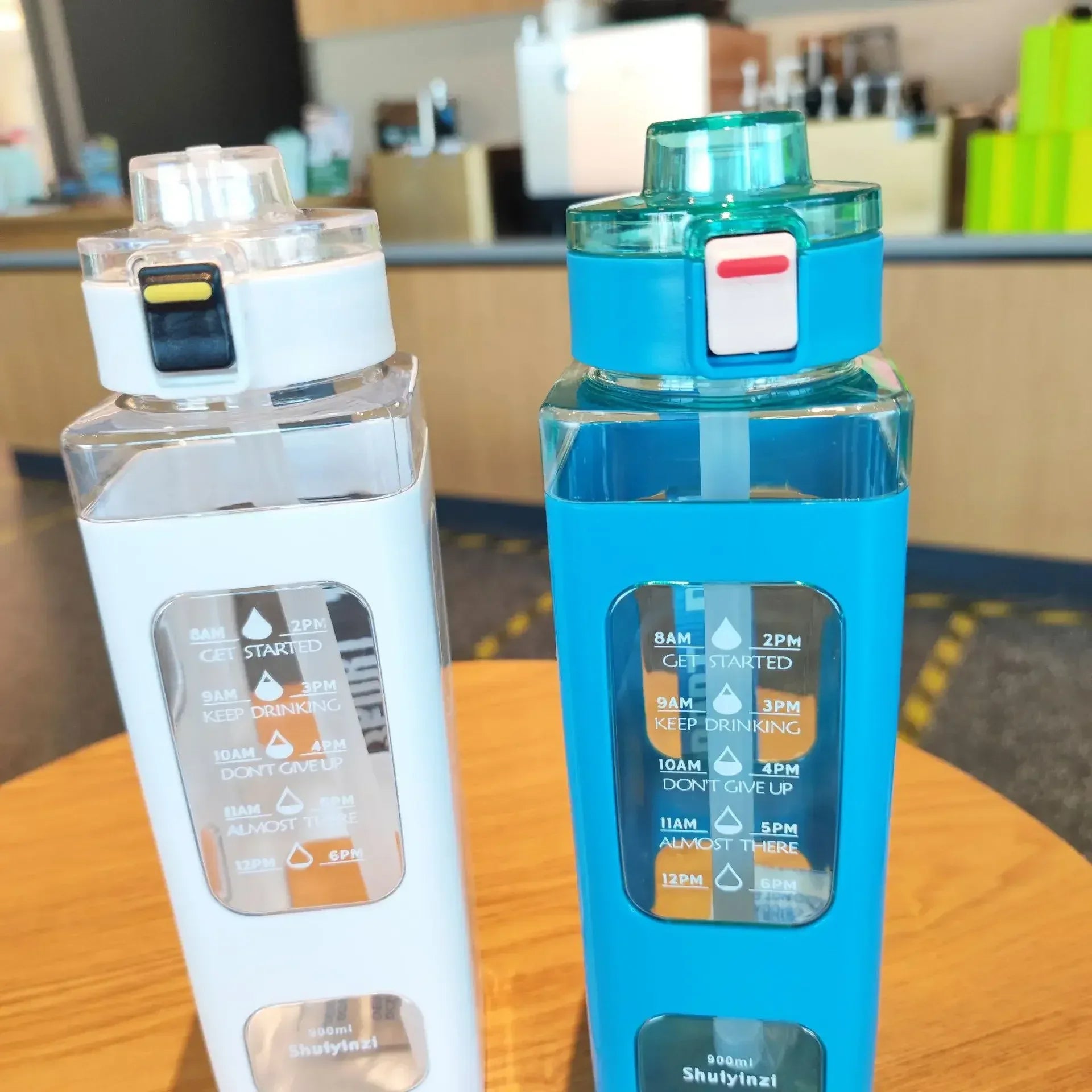 900ml Leak Proof Water Bottle with Timer