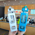 900ml Leak Proof Water Bottle with Timer