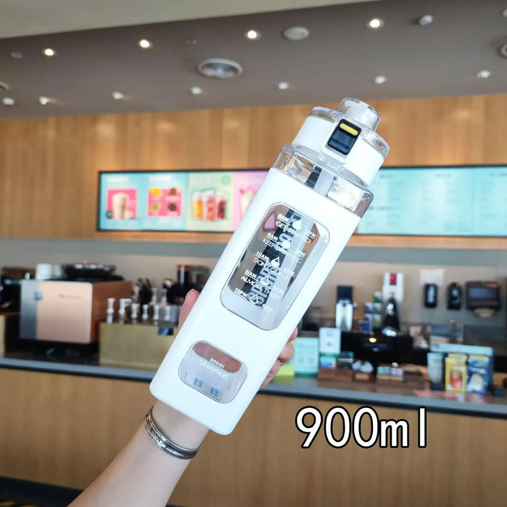 900ml Leak Proof Water Bottle with Timer