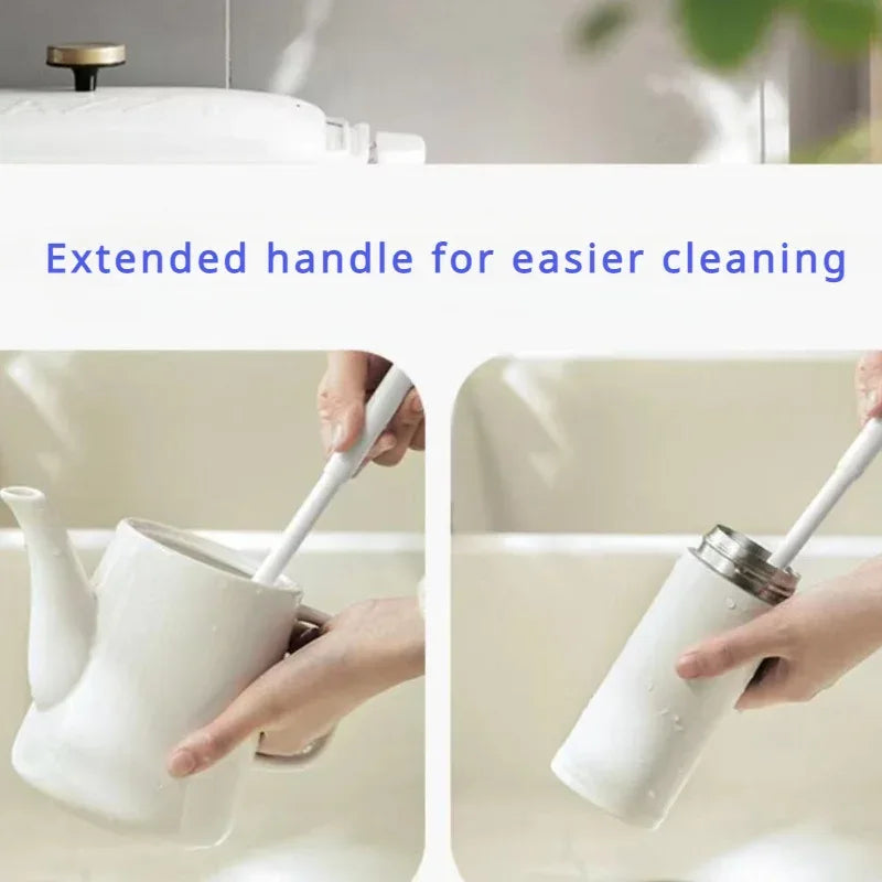 Silicone Bottle Cleaning Brush with Foldable Head