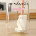 Silicone Bottle Cleaning Brush with Foldable Head