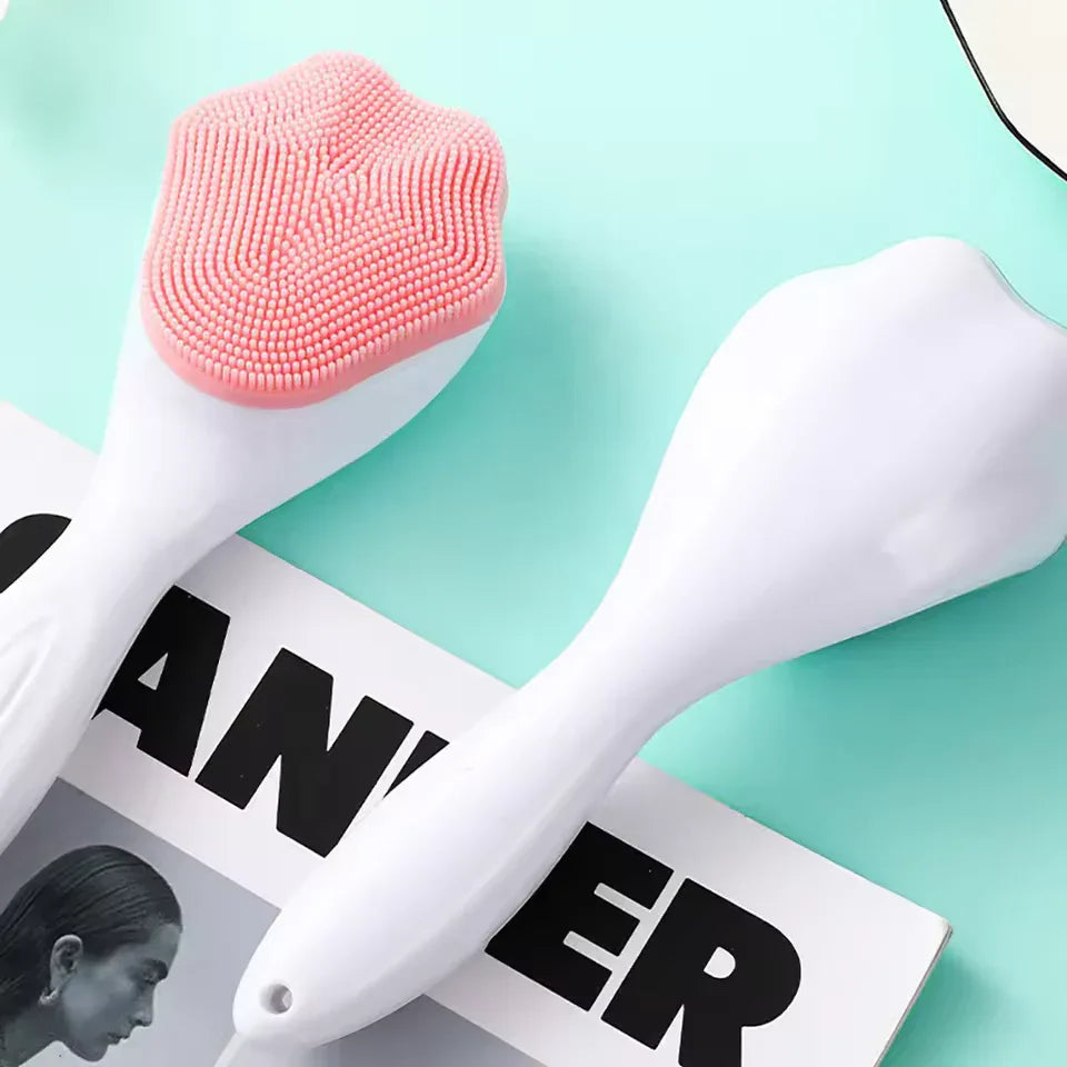 Silicone Face Cleaning Brush with Soft Bristles