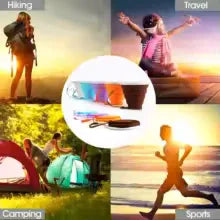 Silicone Foldable Cup for Kids - Portable Water Bottle