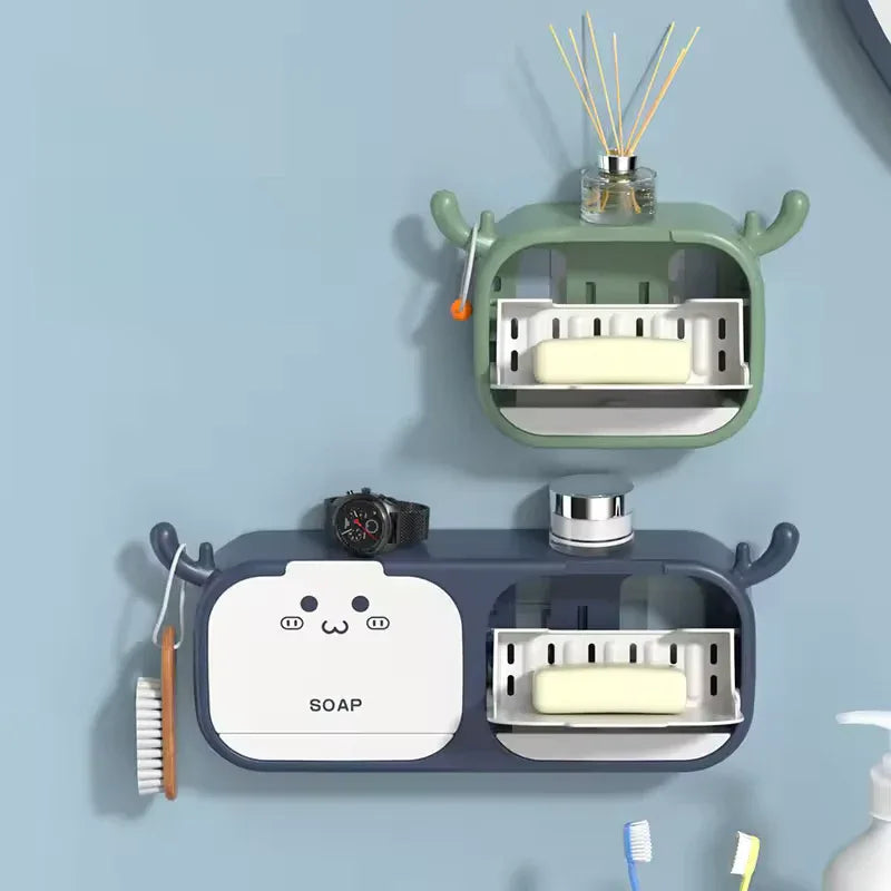 Single Box Wall Mounted Soap Holder Cute Design