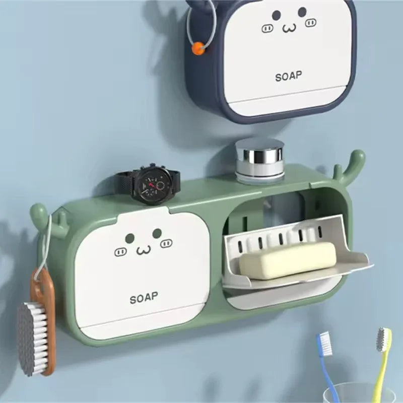 Single Box Wall Mounted Soap Holder Cute Design