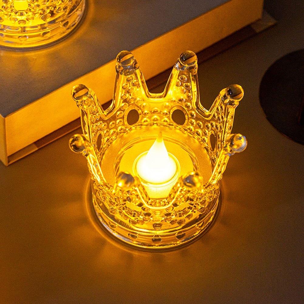 Crown Night Light Decor - Elegant LED Glow