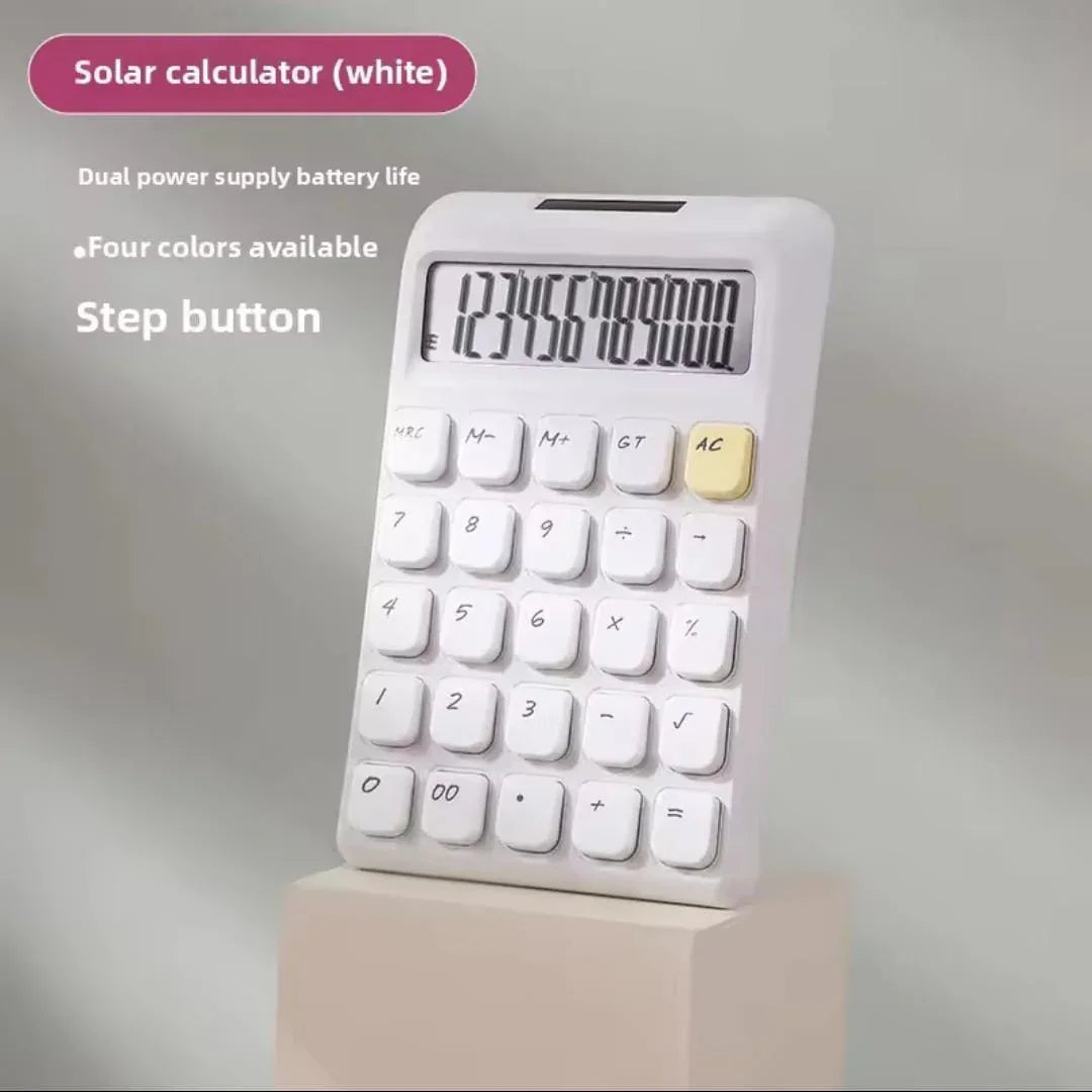 Step Button Calculator for Students - Solar Power