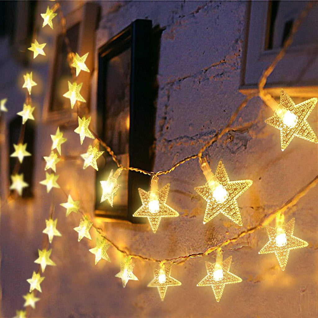 20 LED Star Curtain Lights for Decoration