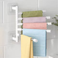 Space Saving Bathroom Towel Organizer Rack