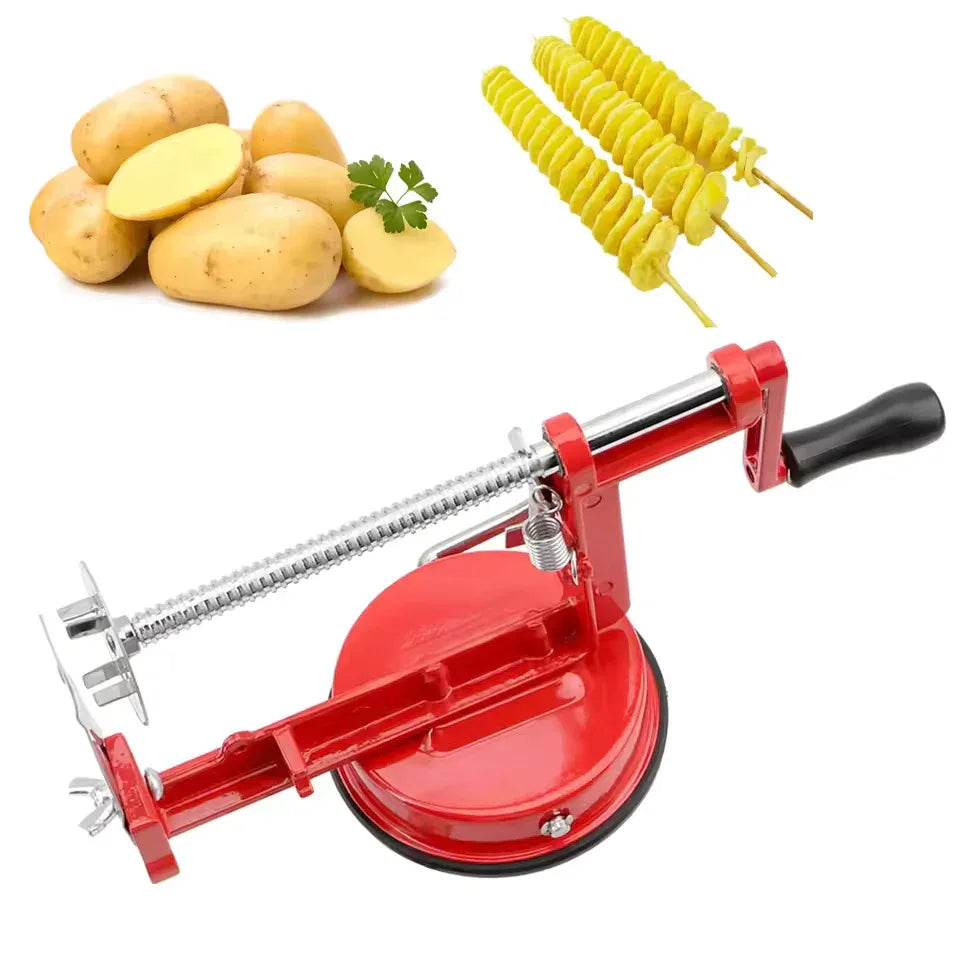 Spiral Vegetable Slicer Manual for Easy Peeling