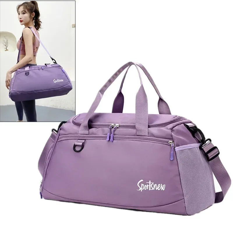Fitness Training Bag with Shoe Compartment