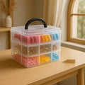 Stackable Craft Storage Box with Handle