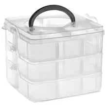 Stackable Craft Storage Box with Handle