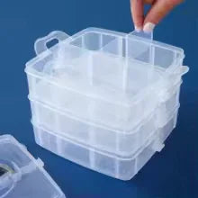 Stackable Craft Storage Box with Handle