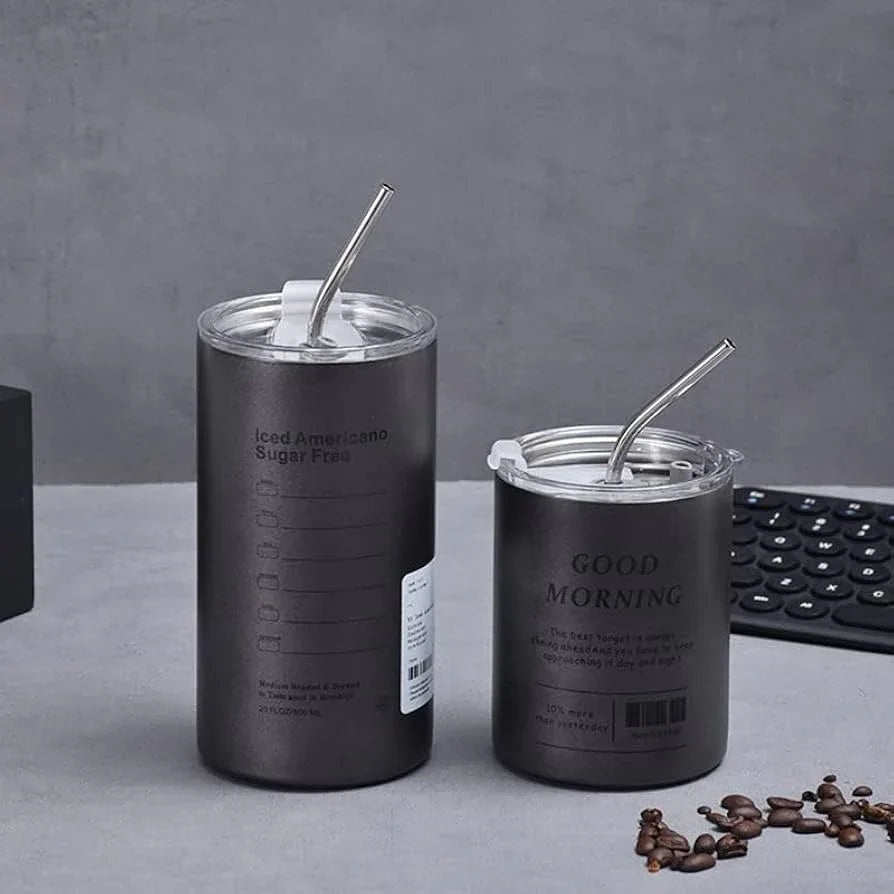 Stainless Steel Coffee Tumbler - Insulated & Durable