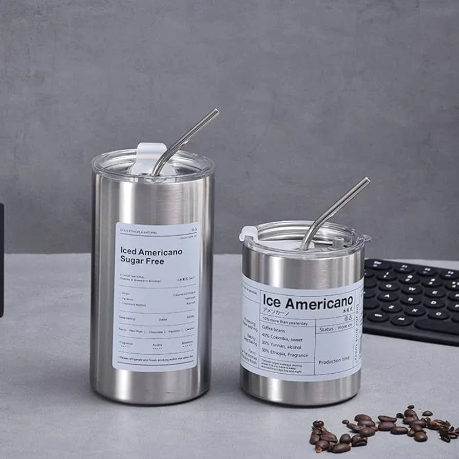 Stainless Steel Coffee Tumbler - Insulated & Durable