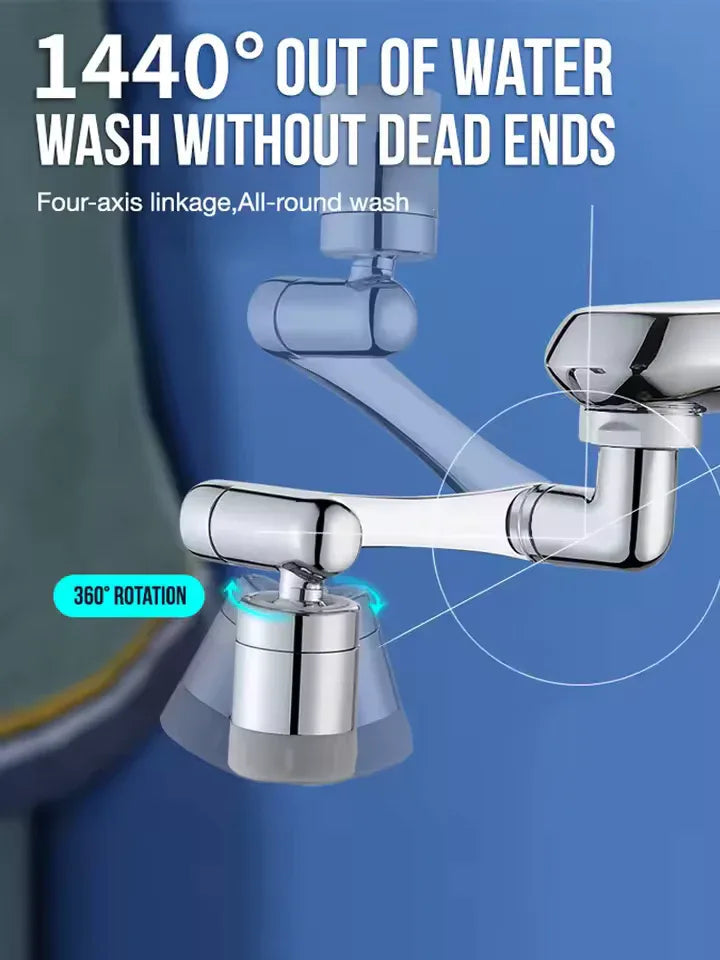 Stainless Steel Faucet Extender with Rotation
