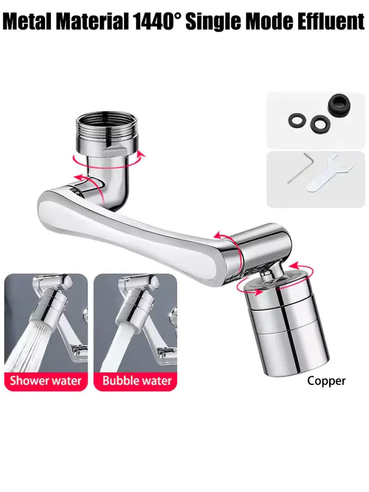 Stainless Steel Faucet Extender with Rotation