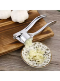 Stainless Steel Garlic Press – Durable Kitchen Tool