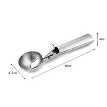Stainless Steel Ice Cream Scoop - Durable & Easy Use