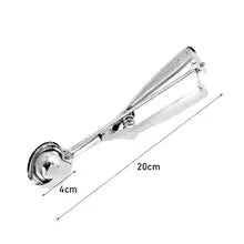 Stainless Steel Ice Cream Scoop - Durable & Easy Use