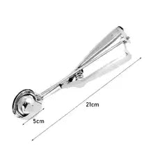 Stainless Steel Ice Cream Scoop - Durable & Easy Use