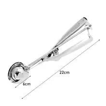 Stainless Steel Ice Cream Scoop - Durable & Easy Use