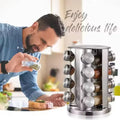 Stainless Steel Rotating Spice Rack Organizer