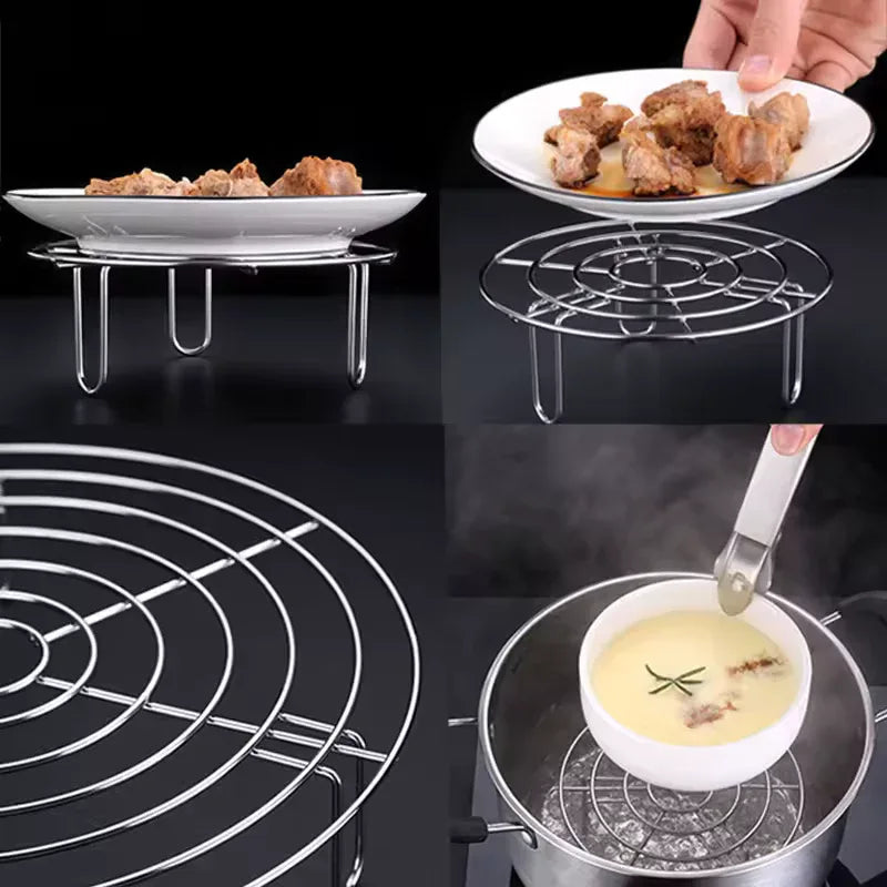 Round Trivet Rack for Cooking – Durable Stainless Steel