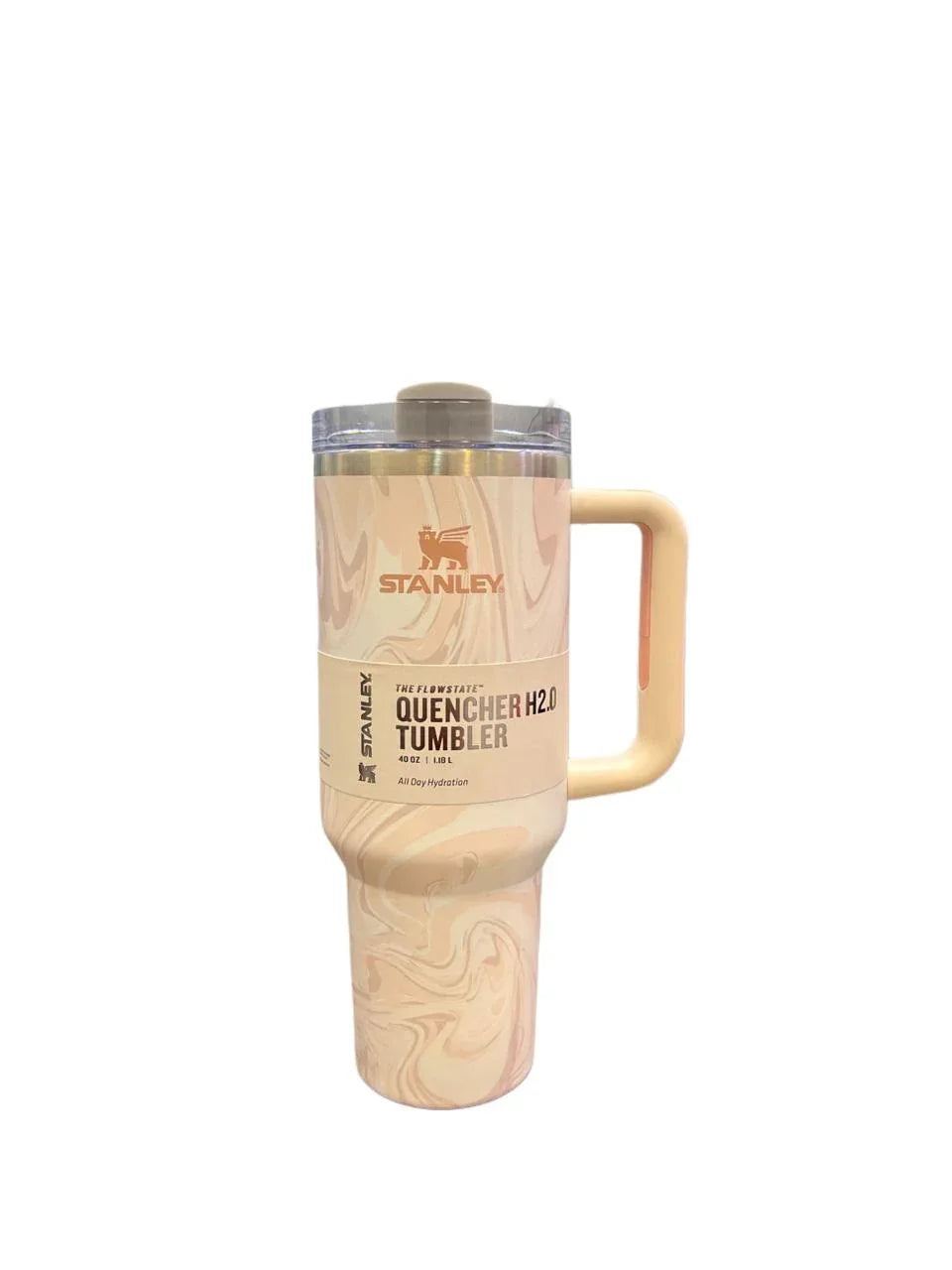 40oz Stainless Steel Tumbler with Handle - Durable & Easy Grip