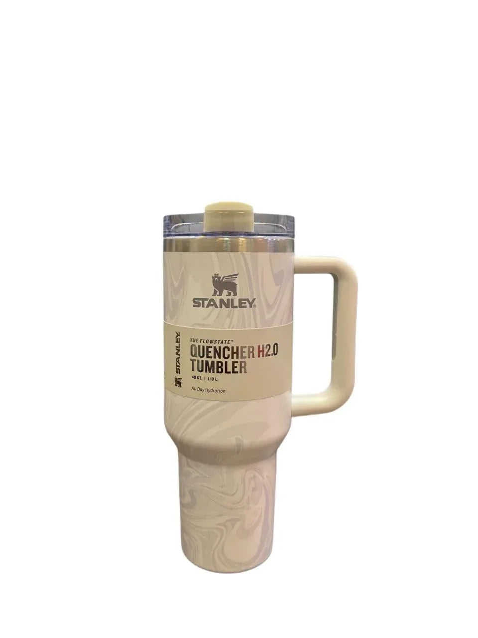 40oz Stainless Steel Tumbler with Handle - Durable & Easy Grip