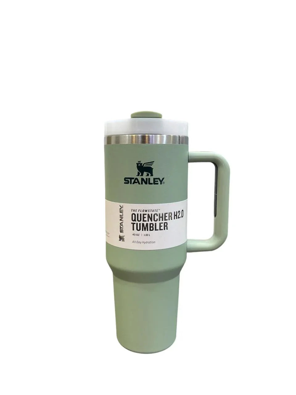40oz Stainless Steel Tumbler with Handle - Durable & Easy Grip