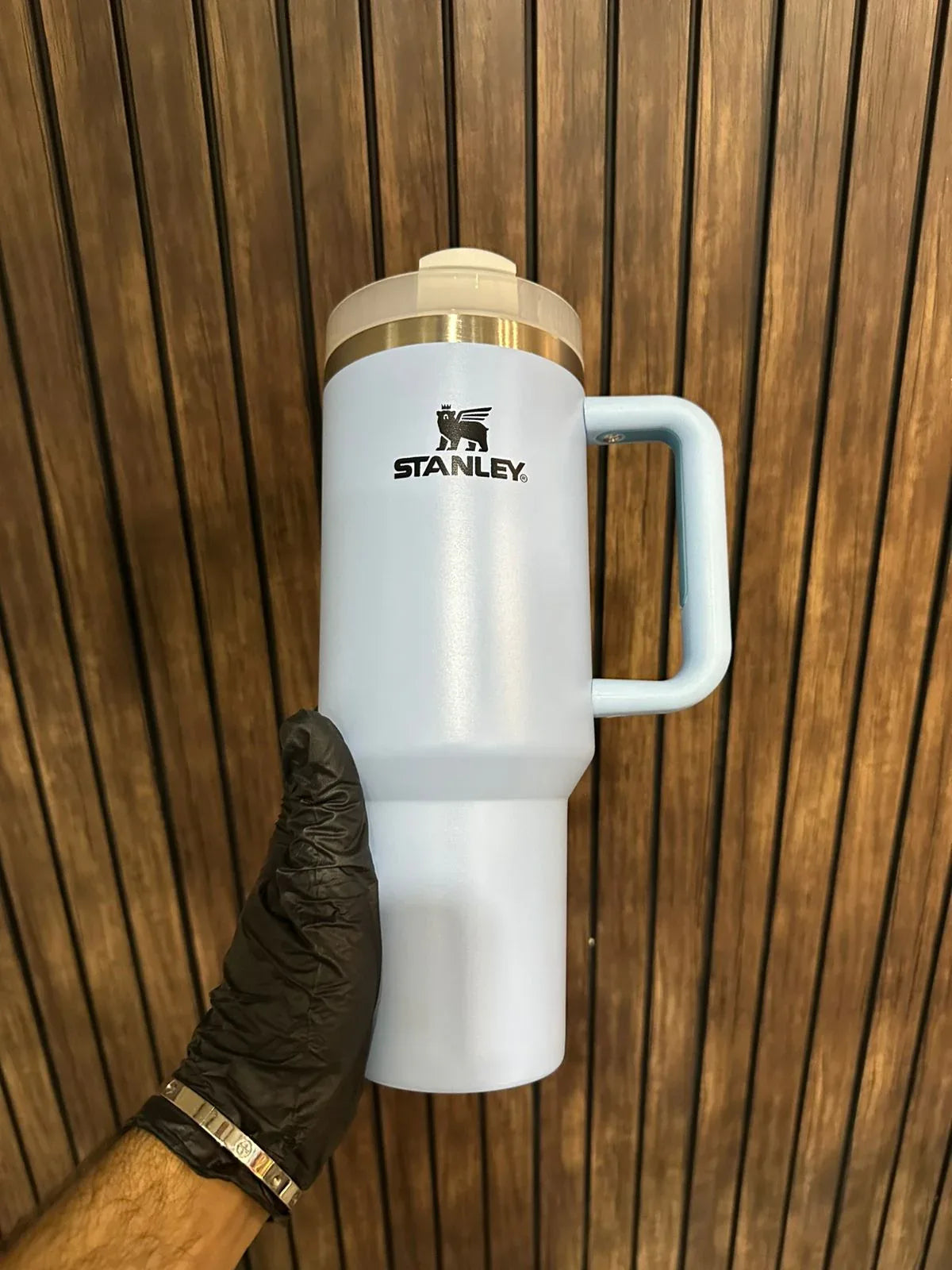 40oz Stainless Steel Tumbler with Handle - Durable & Easy Grip