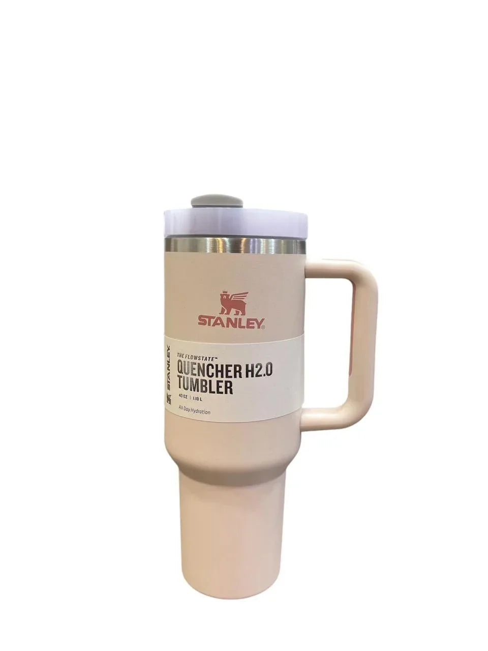 40oz Stainless Steel Tumbler with Handle - Durable & Easy Grip