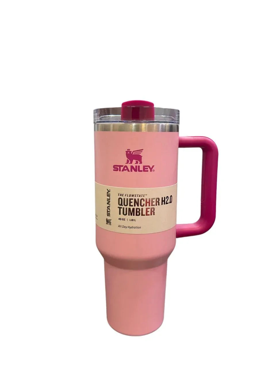 40oz Stainless Steel Tumbler with Handle - Durable & Easy Grip