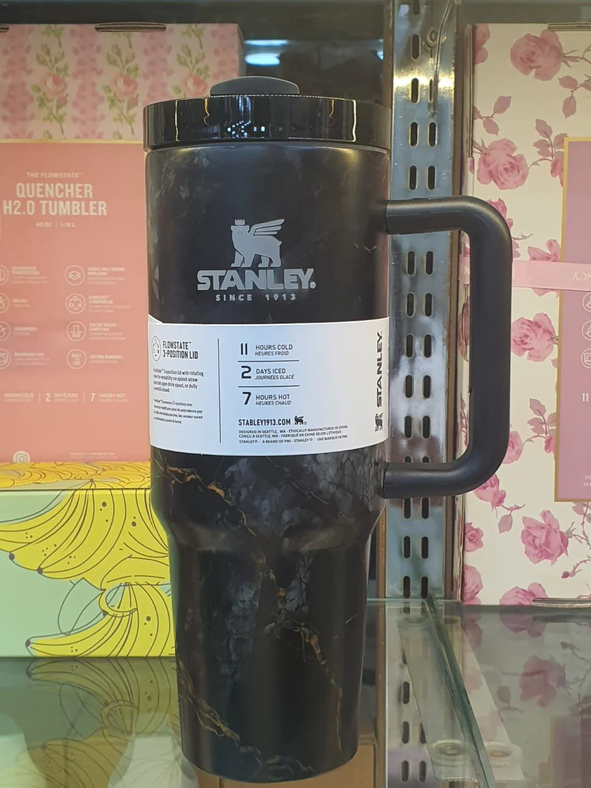 Stanley Black Tumbler - Durable Insulated Mug