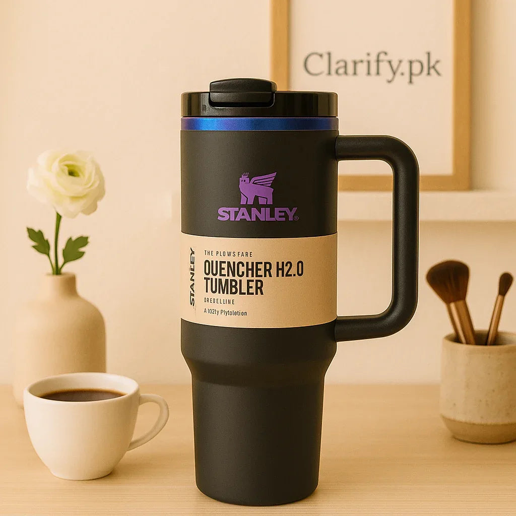 Stanley Quencher Black Edition H2.0 Tumbler with Handle