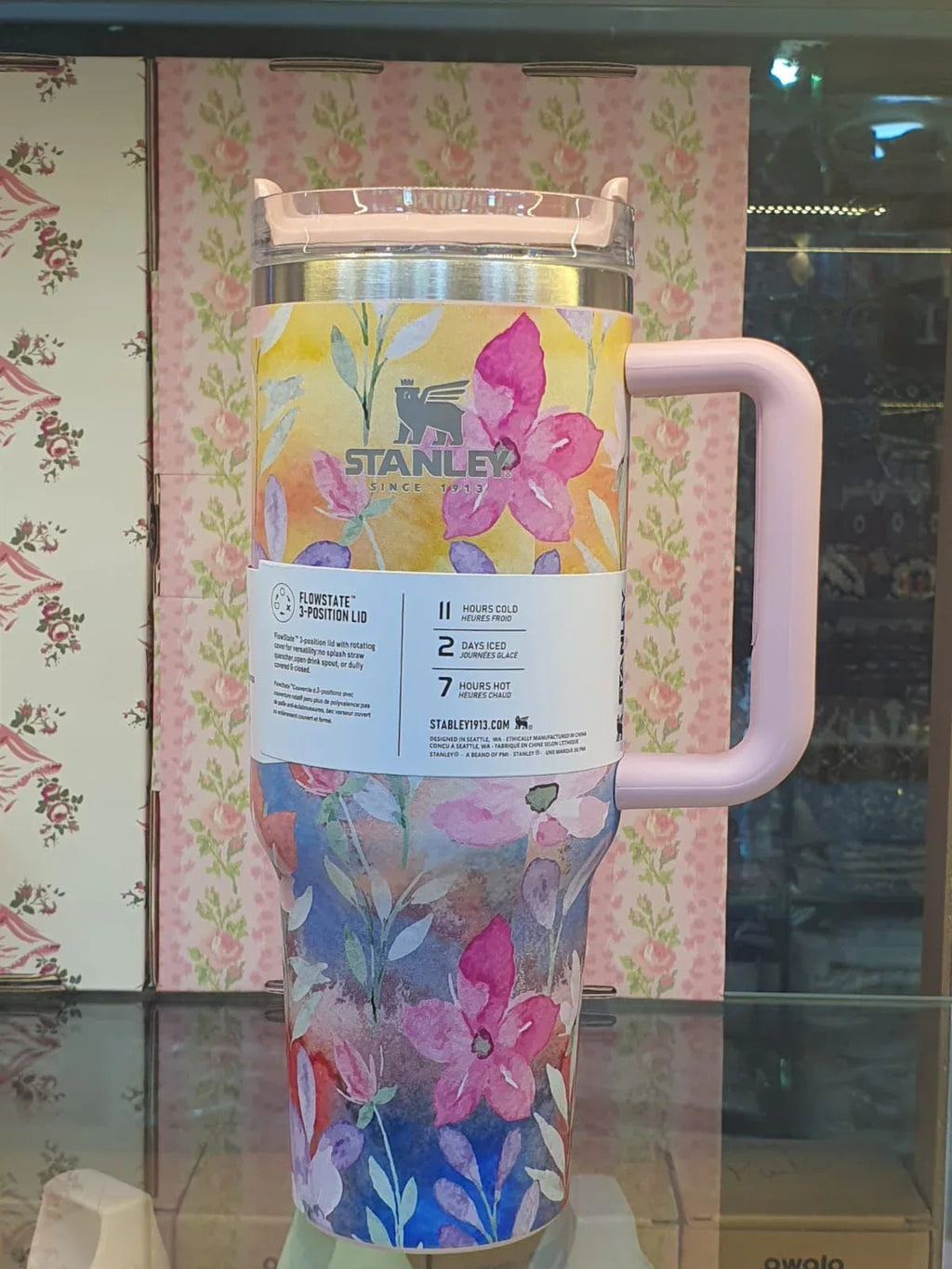 Stanley Quencher Tumbler Floral Design 40oz (1.8L)