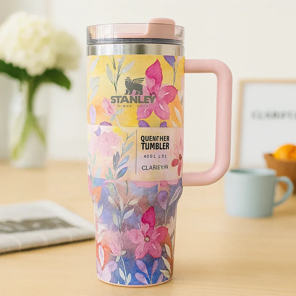 Stanley Quencher Tumbler Floral Design 40oz (1.8L)