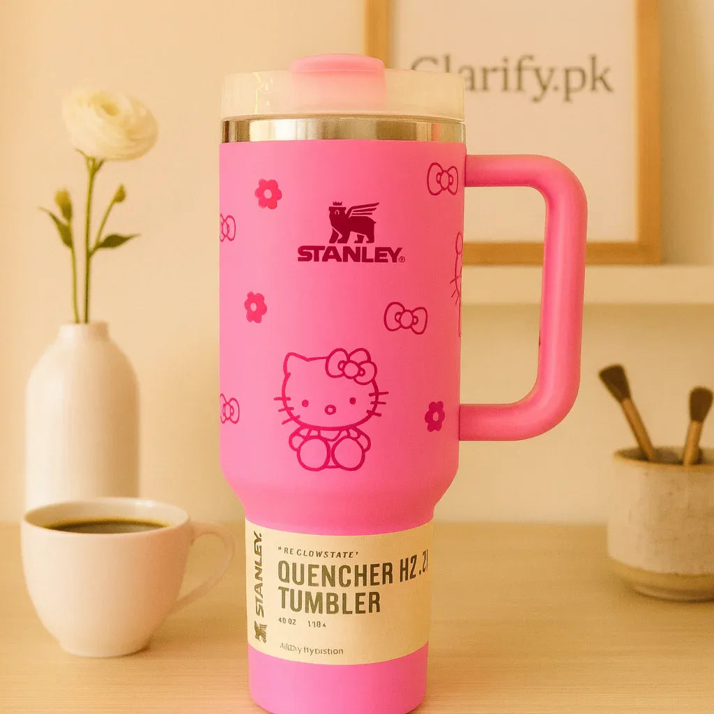 Stanley Quencher Tumbler Pink Hello Kitty 40oz