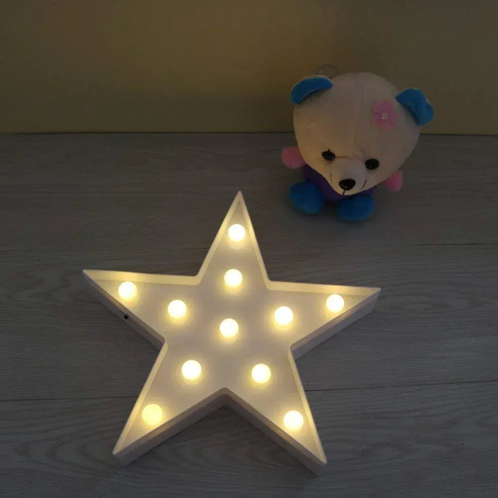 Star Shape LED Night Lamp for Cozy Decor