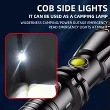 Super Bright Self Defense Torch with Tactical Flashlight