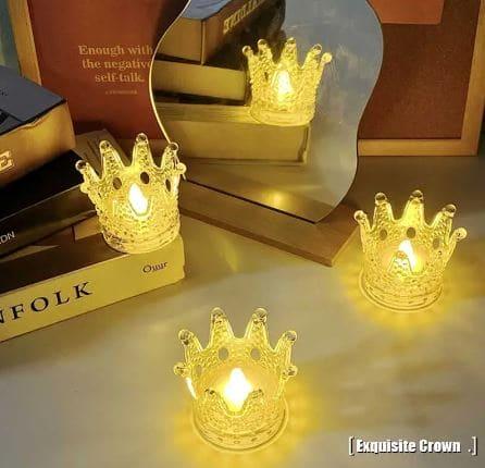 Crown Night Light Decor - Elegant LED Glow
