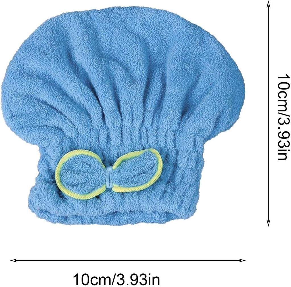 Flower Cap Towel – Quick Dry Microfiber Hair Wrap Turban